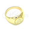 Oro Laminado Baby Ring, Gold Filled Style Polished, Golden Finish, 01.185.0016.04 (Size 4)