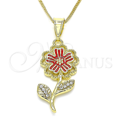 Gold Filled Gold-Filled Flower Necklace 04.253.0015.20 for wholesale, main product view