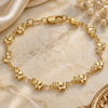 Oro Laminado Fancy Bracelet, Gold Filled Style Elephant Design, Polished, Golden Finish, 03.326.0013.07 (06 MM Thickness, 7 Inches Length)