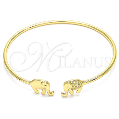 Gold Filled Gold-Filled Elephant Bangle 07.156.0070 for wholesale, main product view