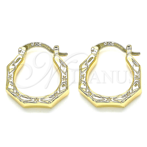 Gold Filled Hoop Earrings — Small Hoop Polished 02. — main product view — SKU 135118 | Oro Laminado aretes de aro — Small Hoop pulido 02. — SKU 135118