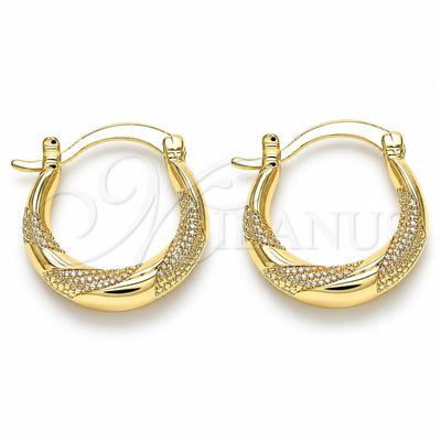 Oro Laminado Small Hoop, Gold Filled Style Polished, Golden Finish, 02.233.0030.20