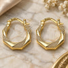 Oro Laminado Small Hoop, Gold Filled Style Polished, Golden Finish, 02.233.0033.20