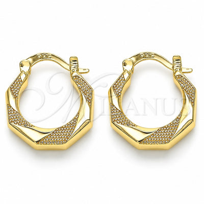 Oro Laminado Small Hoop, Gold Filled Style Polished, Golden Finish, 02.233.0033.20