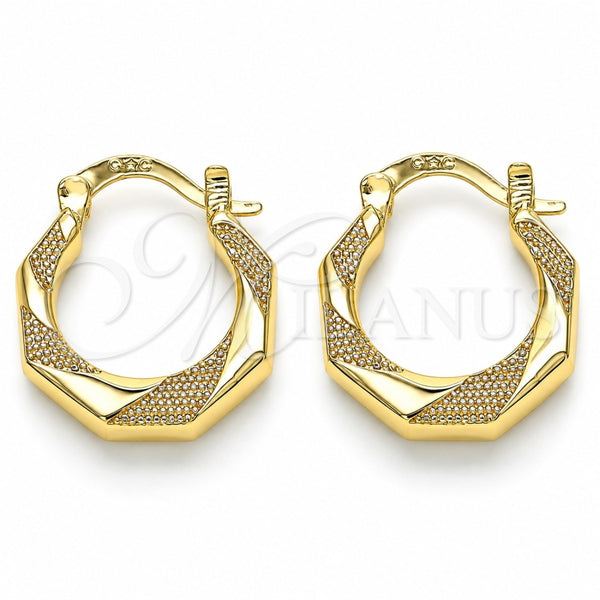 Oro Laminado Small Hoop, Gold Filled Style Polished, Golden Finish, 02.233.0033.20