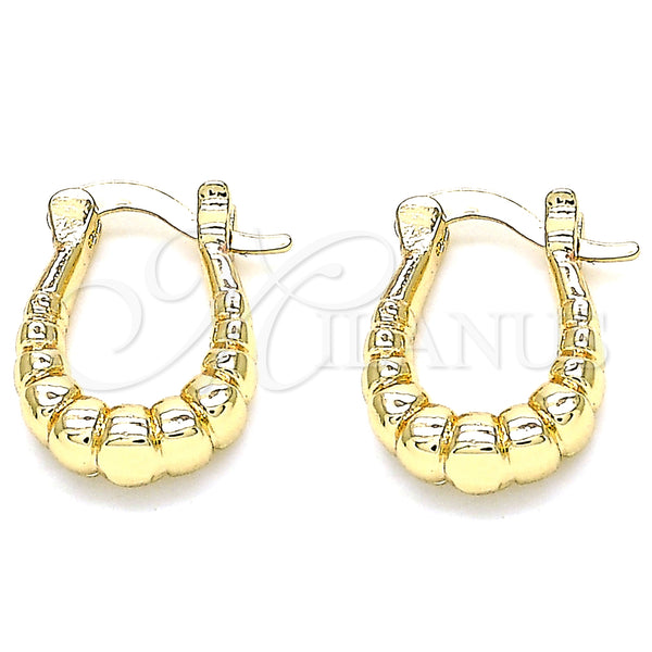 Gold Filled Hoop Earrings — Small Hoop Polished 02. — main product view — SKU 135127 | Oro Laminado aretes de aro — Small Hoop pulido 02. — SKU 135127
