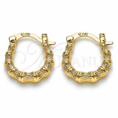 Oro Laminado Small Hoop, Gold Filled Style Polished, Golden Finish, 02.233.0039.15