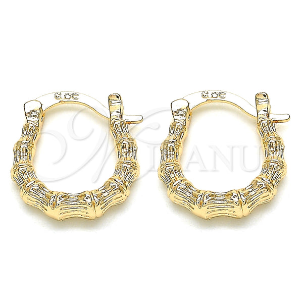 Gold Filled Hoop Earrings — Small Hoop Polished 02. — main product view — SKU 135133 | Oro Laminado aretes de aro — Small Hoop pulido 02. — SKU 135133