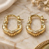 Oro Laminado Small Hoop, Gold Filled Style Polished, Golden Finish, 02.233.0042.15
