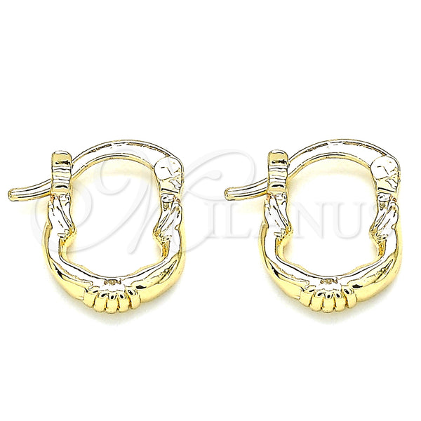 Gold Filled Hoop Earrings — Small Hoop Polished 02. — main product view — SKU 135140 | Oro Laminado aretes de aro — Small Hoop pulido 02. — SKU 135140