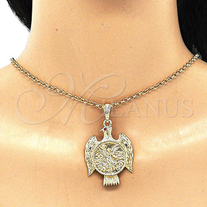 Gold Filled Pendant — Religious Pendant Centenario Coin and Angel Design with — main product view — SKU 135216 | Oro Laminado dije — Religious Pendant Centenario Coin and Angel diseño with — SKU 135216