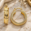 Oro Laminado Small Hoop, Gold Filled Style Polished, Golden Finish, 02.170.0315.25
