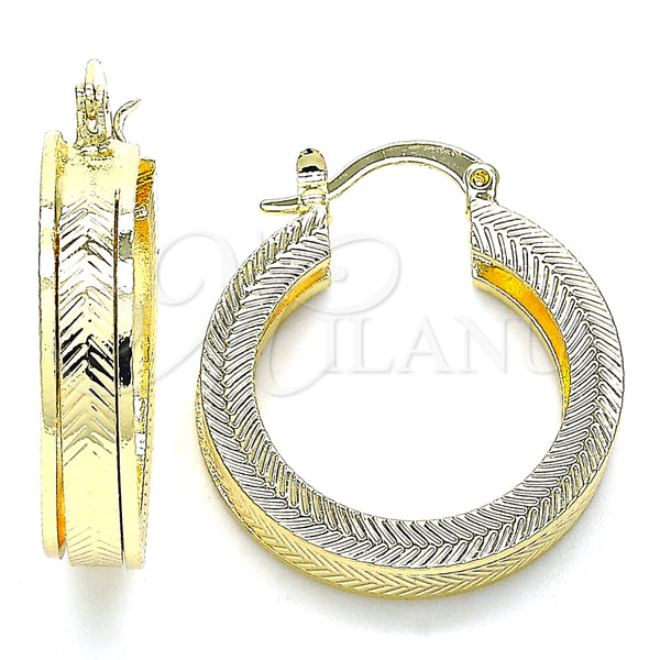 Gold Filled Hoop Earrings — Small Hoop Polished 02. — main product view — SKU 135290 | Oro Laminado aretes de aro — Small Hoop pulido 02. — SKU 135290