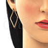 Oro Laminado Medium Hoop, Gold Filled Style Polished, Golden Finish, 02.170.0322.40