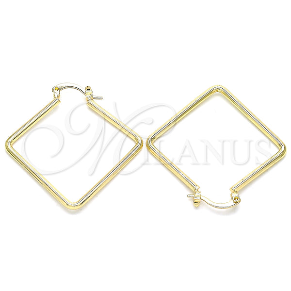 Gold Filled Hoop Earrings — Medium Hoop Polished 02. — main product view — SKU 135302 | Oro Laminado aretes de aro — Medium Hoop pulido 02. — SKU 135302