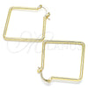 Oro Laminado Medium Hoop, Gold Filled Style Polished, Golden Finish, 02.170.0322.40