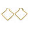 Oro Laminado Medium Hoop, Gold Filled Style Polished, Golden Finish, 02.170.0322.40