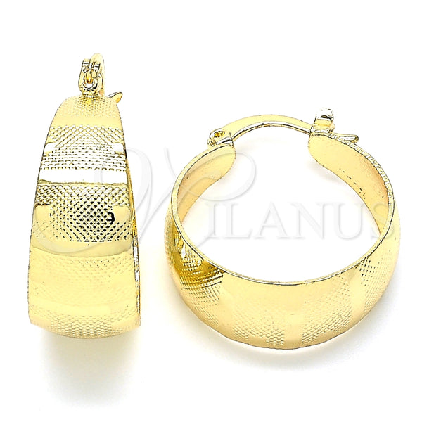 Gold Filled Hoop Earrings — Small Hoop Polished 02. — main product view — SKU 135350 | Oro Laminado aretes de aro — Small Hoop pulido 02. — SKU 135350