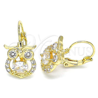 Gold Filled Gold-Filled Owl Earrings 02.210.0434 for wholesale, main product view