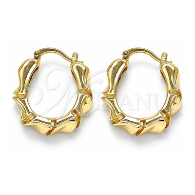 Oro Laminado Small Hoop, Gold Filled Style Polished, Golden Finish, 02.170.0368.20