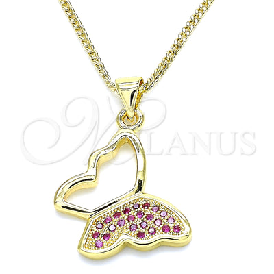 Gold Filled Gold-Filled Butterfly Necklace 04.156.0053.2.20 for wholesale, main product view