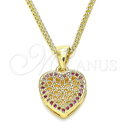 Gold Filled Gold-Filled Heart Necklace 04.156.0327.1.20 for wholesale, main product view