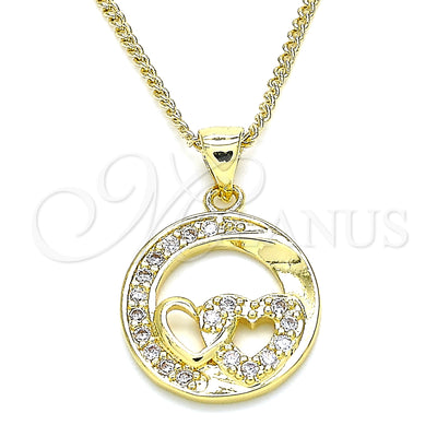 Gold Filled Gold-Filled Heart Necklace 04.156.0328.20 for wholesale, main product view