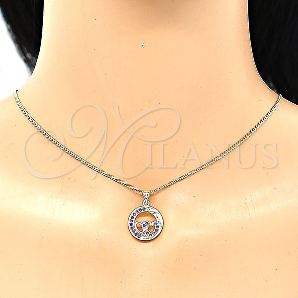 Gold Filled Ring — Earring and Pendant Adult Set Heart Design with — main product view — SKU 135443 | Oro Laminado anillo — Earring and Pendant Adult Set corazón diseño with — SKU 135443