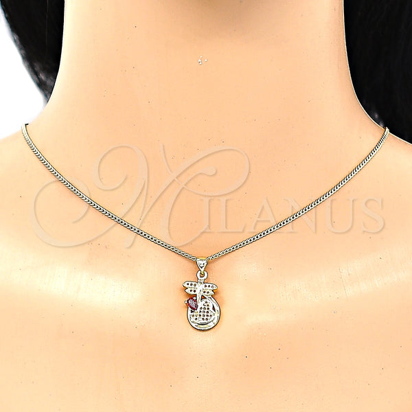 Gold Filled Ring — Earring and Pendant Adult Set Dragon-Fly Design with — alternate product view — SKU 135467 | Oro Laminado anillo — Earring and Pendant Adult Set Dragon-Fly diseño with — SKU 135467