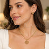 Oro Laminado Earring and Pendant Adult Set, Gold Filled Style Heart Design, with Garnet Micro Pave, Polished, Golden Finish, 10.156.0274.2