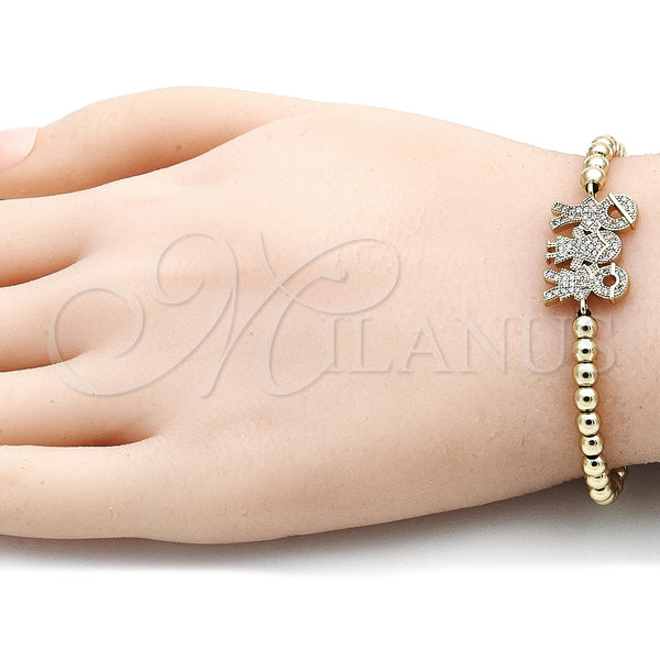 Gold Filled Bracelet — Adjustable Bolo Bracelet Little Boy and Little Girl — alternate product view — SKU 135614 | Oro Laminado brazalete — Adjustable Bolo Bracelet Little Boy and Little Girl — SKU 135614
