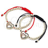 Oro Laminado Adjustable Bolo Bracelet, Gold Filled Style Heart and Ball Design, with Multicolor Micro Pave, Polished, Golden Finish, 03.299.0087.11 (04 MM Thickness, 11 Inches Length)