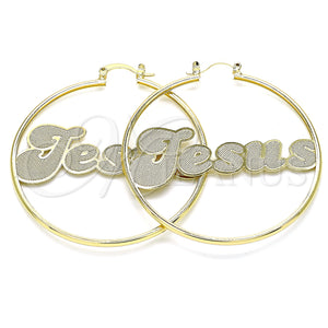 Gold Filled Hoop Earrings — Large Hoop Polished 02. — main product view — SKU 135690 | Oro Laminado aretes de aro — Large Hoop pulido 02. — SKU 135690