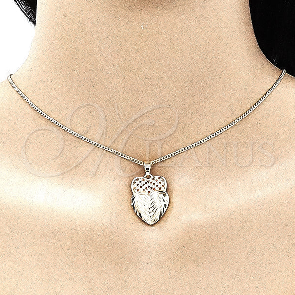 Gold Filled Ring — Earring and Pendant Adult Set Heart Design with — alternate product view — SKU 135751 | Oro Laminado anillo — Earring and Pendant Adult Set corazón diseño with — SKU 135751