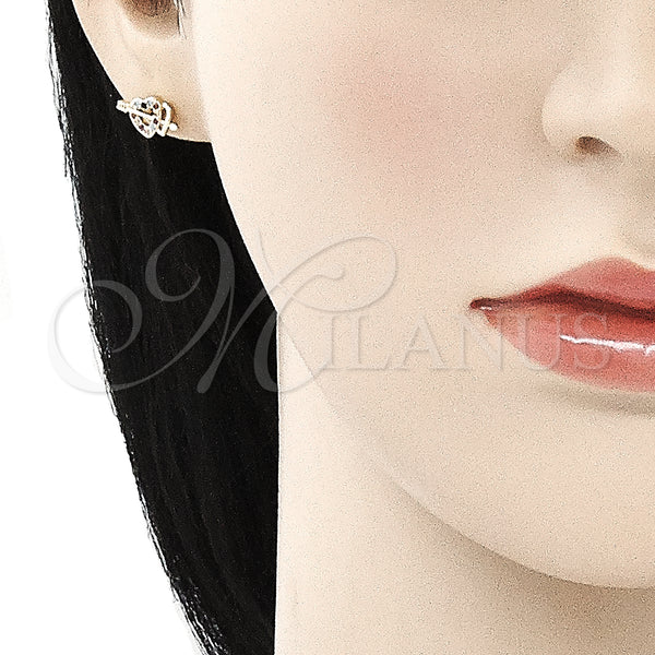 Gold Filled Ring — Earring and Pendant Adult Set Heart Design with — alternate product view — SKU 135768 | Oro Laminado anillo — Earring and Pendant Adult Set corazón diseño with — SKU 135768