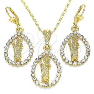 Gold Filled Ring — Earring and Pendant Adult Set San Judas and — main product view — SKU 135795 | Oro Laminado anillo — Earring and Pendant Adult Set San Judas and — SKU 135795