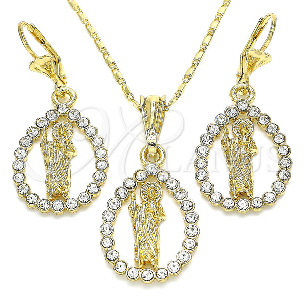 Gold Filled Ring — Earring and Pendant Adult Set San Judas and — main product view — SKU 135795 | Oro Laminado anillo — Earring and Pendant Adult Set San Judas and — SKU 135795