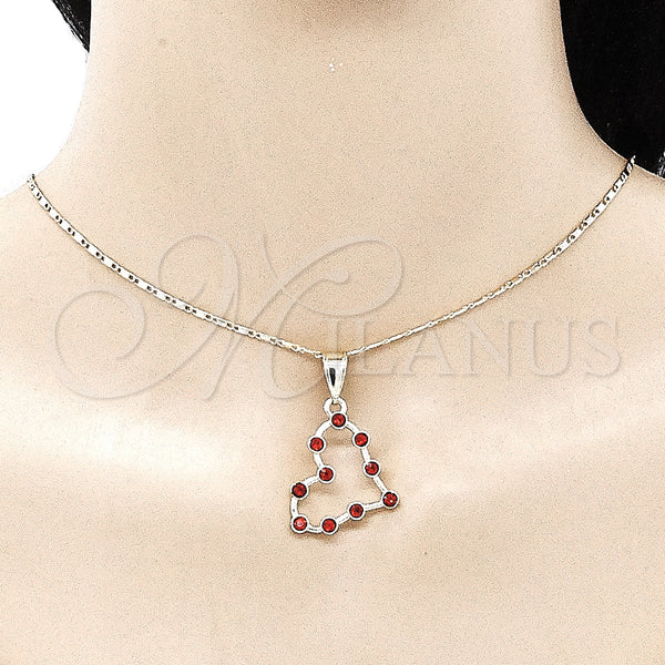 Gold Filled Ring — Earring and Pendant Adult Set Heart Design with — alternate product view — SKU 135799 | Oro Laminado anillo — Earring and Pendant Adult Set corazón diseño with — SKU 135799