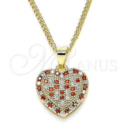 Gold Filled Gold-Filled Heart Necklace 04.344.0034.1.20 for wholesale, main product view