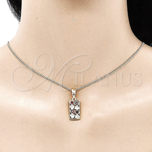 Gold Filled Ring — Earring and Pendant Adult Set Heart Design with — alternate product view — SKU 135971 | Oro Laminado anillo — Earring and Pendant Adult Set corazón diseño with — SKU 135971