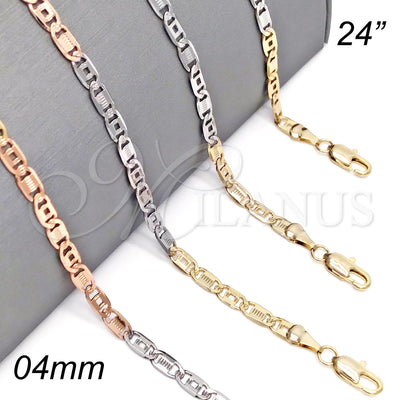 Collar de Oro Laminado 04.319.0006.24 por Mayoreo, vista principal del producto