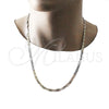 Oro Laminado Basic Necklace, Gold Filled Style Pave Mariner Design, Polished, Golden Finish, 04.319.0011.24 (05 MM Thickness, 24 Inches Length)