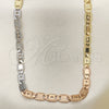 Oro Laminado Basic Necklace, Gold Filled Style Pave Mariner Design, Polished, Golden Finish, 04.319.0011.24 (05 MM Thickness, 24 Inches Length)
