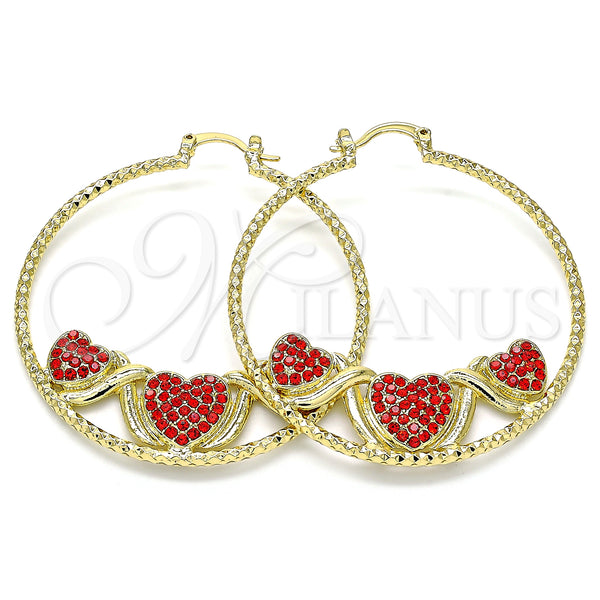 Gold-Filled Heart Hoop Earrings 02.380.0002.1.50 — main product image — SKU 136097 | Argollas de Oro Laminado 02.380.0002.1.50 — imagen principal del producto — SKU 136097