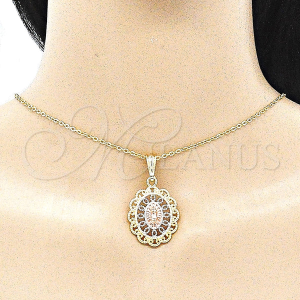 Gold Filled Pendant — Religious Pendant Polished 05. — alternate product view — SKU 136134 | Oro Laminado dije — Religious Pendant pulido 05. — SKU 136134