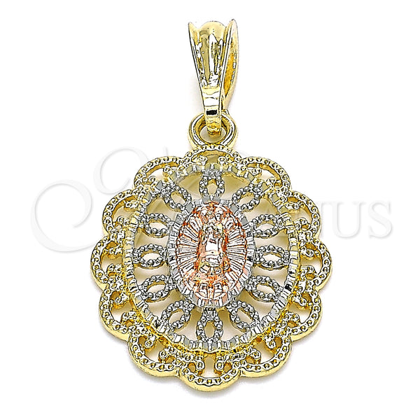 Gold Filled Pendant — Religious Pendant Polished 05. — main product view — SKU 136134 | Oro Laminado dije — Religious Pendant pulido 05. — SKU 136134