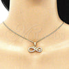 Oro Laminado Pendant Necklace, Gold Filled Style Polished, Golden Finish, 04.380.0006.20 (20 Inches Length)