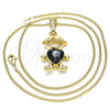 Oro Laminado Pendant Necklace, Gold Filled Style Polished, Golden Finish, 04.380.0008.20 (20 Inches Length)