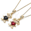 Oro Laminado Pendant Necklace, Gold Filled Style Polished, Golden Finish, 04.380.0008.20 (20 Inches Length)