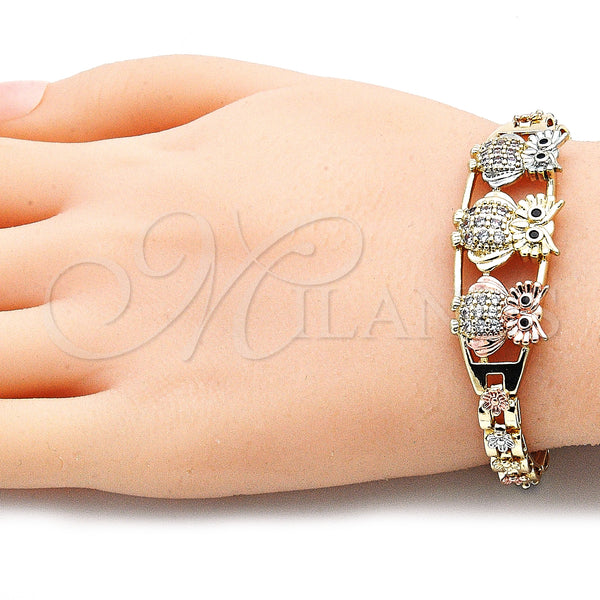 Gold Filled Bracelet — Fancy Bracelet Polished 03. 7 Inches Length — alternate product view — SKU 136146 | Oro Laminado brazalete — elegante Bracelet pulido 03. 7 Inches Length — SKU 136146